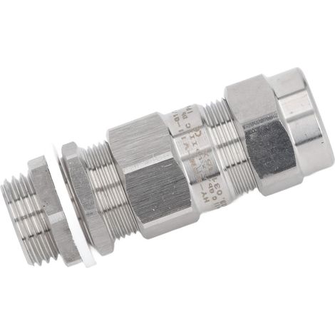 Presse-étoupe étanche G1/2 en acier inoxydable 304, double joint, protection pour câble blindé, anti-explosion (1/5)