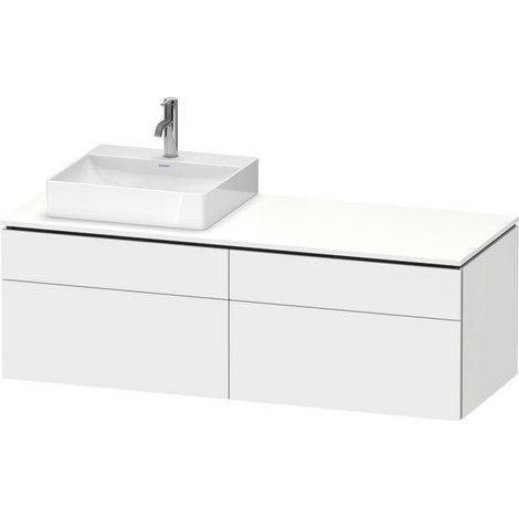 DURAVIT LC4870L18180000 Console WTU suspendue L-Cube 550x1