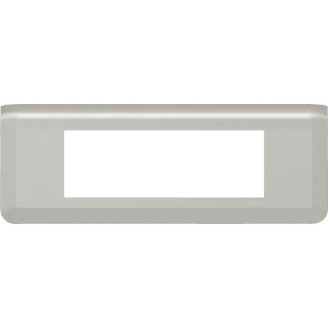 Plaque de finition horizontale Mosaic pour 6 modules alu LEGRAND 079316L (1/3)