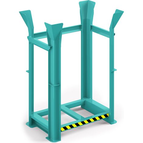 RR Industrietechnik Paletten Richtgestell RRG-10 BxTxH 1340x940x1930 mm RAL 5018 Türkisblau