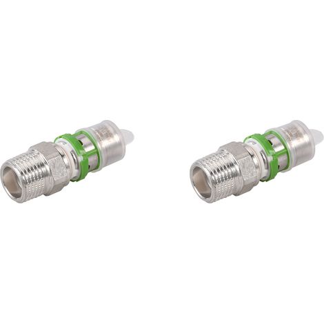 COMAP Manchon mâle filetage conique synthétique à sertir pour tubes multicouche - 32x3 - 1" - Raccords MultiSkin - Vendus par 2 - 9243GW321 (1/3)