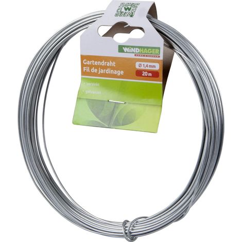 Windhager Gartendraht 1,4 mm 20 m verzinkt Rankhilfen