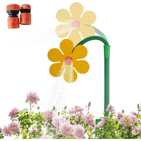 Arroseur d'eau De Fleurs Pelouse Et Jardi N avec Adaptateur Jouet D'arrosage Crazy Daisy Sprinkler (1/5)