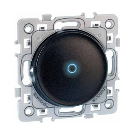Interrupteur va et vient lumineux ou témoin 10AX - SQUARE Couleur Vulcain (1/2)