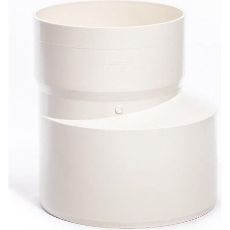 Aumento in pvc - bicchiere su ø minore : Colore - Avorio, Diametro - 80x125 (1/2)