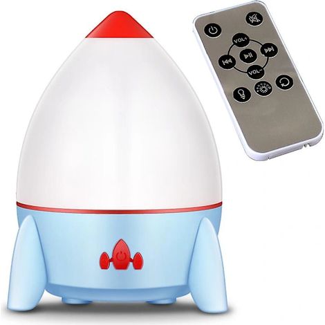 Filiyano – Lampe projecteur d'étoiles PL avec télécommande, petite fusée rotative et rechargeable, 6 lampes projecteurs de rêves et boîte à musique (1/5)