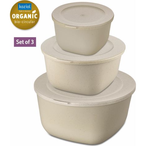 Dosen mit Deckeln 1 l + 2 l + 4 l CONNECT BOX STOCKHOLM, 3er-Set, KOZIOL (1/5)