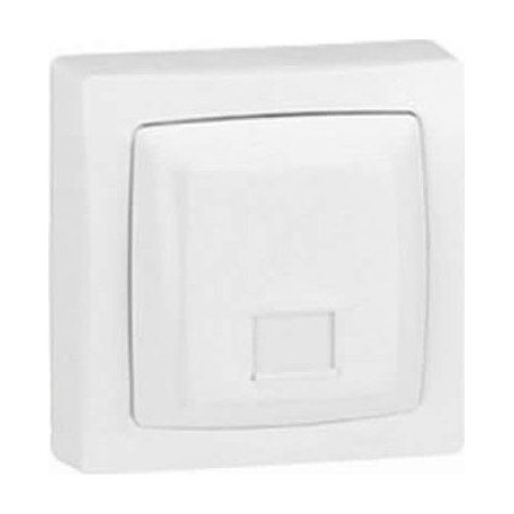 Base de teléfono RJ12 blanco monoblock Legrand Oteo 086034