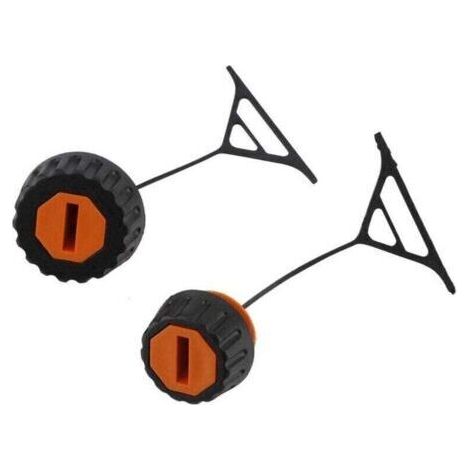 2 pcs Bouchon De Gaz pour STIHL 028 038 020 021 023 024 025 026 034 036 048 Bouchon de mazout Pièces de tronçonneuse accessoires de tondeuse à gazon (1/4)