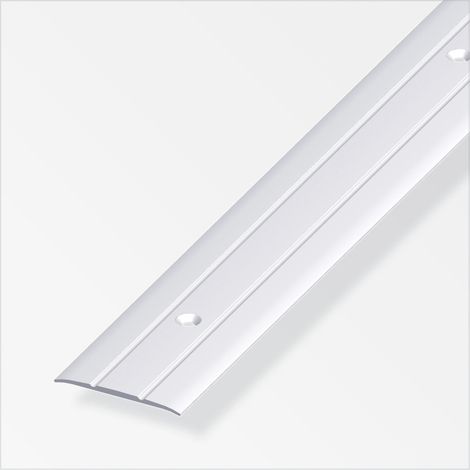 alfer Übergangsprofil 1 m, 37 x 2.5 mm Aluminium eloxiert silber Übergangsprofile (1/2)