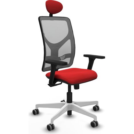 Chaise de bureau piqueras y crespo Motilla gris blanc (1/2)
