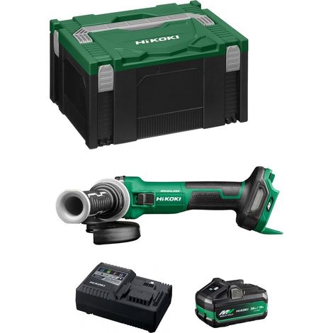 Winkelschleifer HIKOKI G3613DEB1X (1 x 4,0Ah/8,0Ah + UC18YSL3 + Koffer HSC III) (1/5)