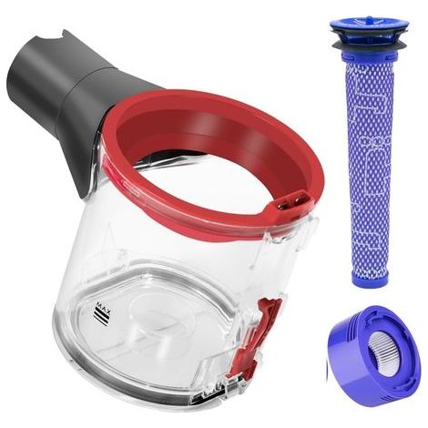 Poubelle Conteneur Réservoir pour Dyson V8 V7 SV10 SV11 Bac à Poussière Collecteur Pièces Détachées Accessoire Rechange pour Aspirateurs V7/V8 Aspirateur Dustbin (1/5)