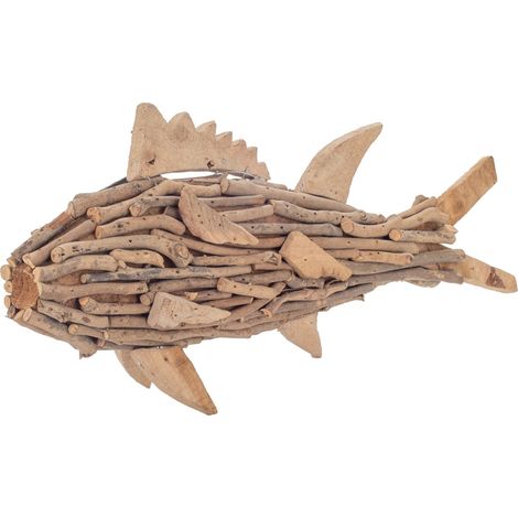Signes Grimalt Figure de figure marine Brown Sailor Fish 10x45x21cm 10868 (1/2)