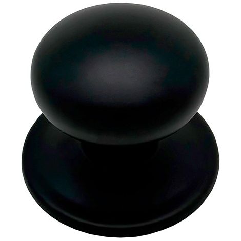 POMO PUERTA NEGRO LISO