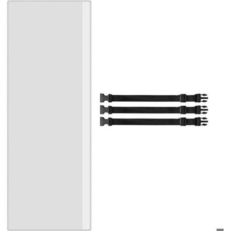 Cache-Tuyau Climatiseur - 150 x 53 mm - Isolation Thermique Flexible - Pour Gaines Extérieures - 1 Pièce (1/4)