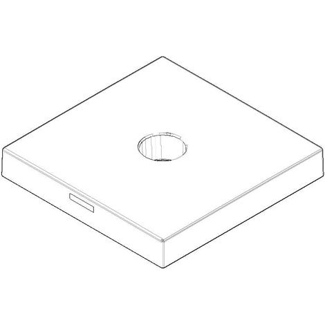 DO Rosette ERSATZTEILE 092773002 55 x 55 x 8,5 mm Chrom