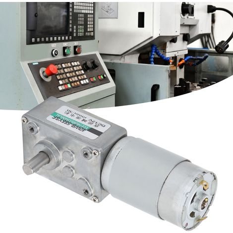 XD40WB-555YSF Schneckengetriebemotor, drehmomentstarker, drehzahlgeregelter Gleichstrommotor, bidirektionaler Mikromotor mit niedriger Drehzahl, 12 V DC, 30 U/min (1/5)