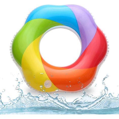 Bouée gonflable colorée pour la plage - Style fête 1 (1/5)