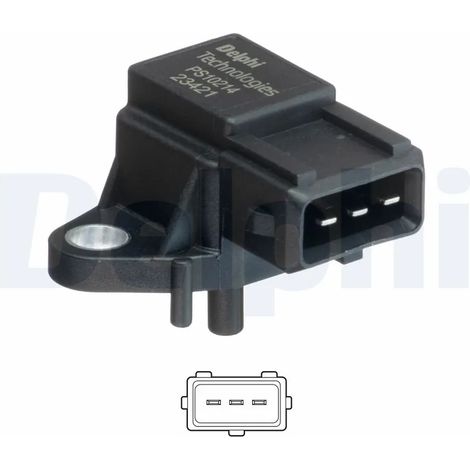 Capteur, pression de suralimentation Delphi Technologies PS10214 MERCEDES-BENZ