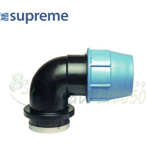 S125020012 - Gomito a 90 gradi a compressione 20 x 1/2"