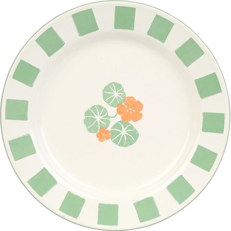 Assiette décorative en émail Motif floral 20 cm (1/5)