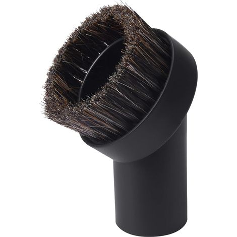 Brosse Ronde - Crin De Cheval - 25 mm - Pour Nettoyage Espaces Etroits Volets Stores Fenetres - 1 Piece (1/5)