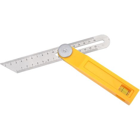 Équerre de réglage d'angle 30 cm + niveau à bulle