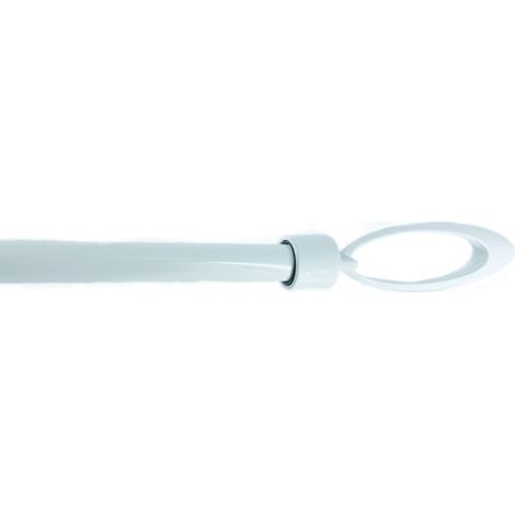 Utilia BASTONE PER TENDE ORBITA Estensibile cm. 71÷122 col. Bianco