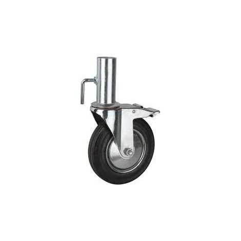RUEDA 200 GIRATORIA ANDAMIO EXTERIOR METAL/GOMA 230K