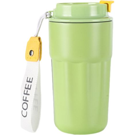 Taza Térmica De Acero Inoxidable - Aislamiento Al Vacío - Tapón Hermetico - 6 H Calor 12 H Frío - Para Viaje Y Exterior - 1 Unidad (1/5)