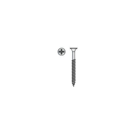 Vite testa trombetta autofilettante dm 4,2x80 conf. 200 pz