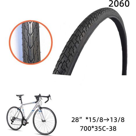 TRADE SHOP - Copertone Copertura Pneumatico Ruota Bici 28" X 1 5/8 X 1 3/8 700 X 35c-38 2060 -