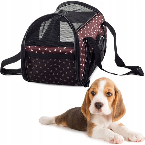 Sac de transport pour animaux Taille : 41 cm x 23 cm x 27 cm (1/4)