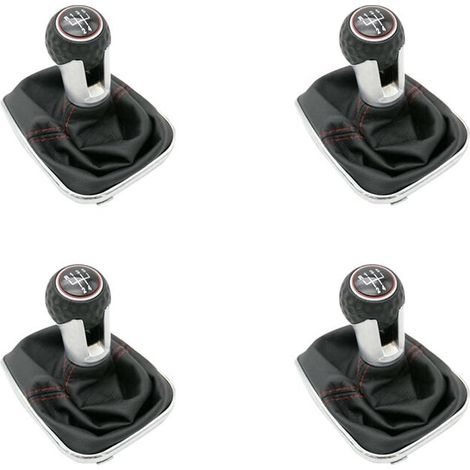 4x Schaltknauf für Bora MK4 4 4 98-04 5-Gang (12mm Öffnung)