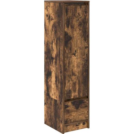 Maison Exclusive - Credenza Rovere Fumo 29,5x34x119,5 cm in Legno Multistrato