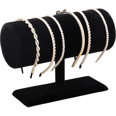 Porte-bandeaux pour filles - Présentoir en velours pour bandeaux et accessoires Présentoir élégant pour bijoux (bracelets, colliers, chouchous) - Décoration élégante pour la chambre ou la maison - 27 (1/5)