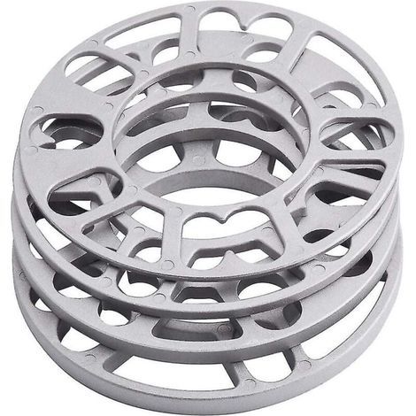 Entretoises de roue de voiture en aluminium de 4 pièces 3mm, ajustement de remplacement universel de plaque de cales (1/4)