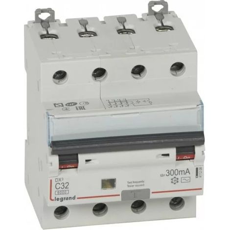 Legrand DX³ 411208 Differentialschutzschalter weiß 32A