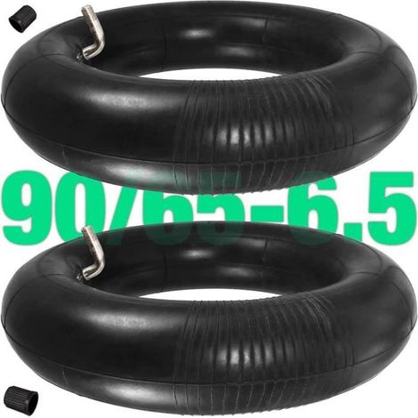 Chambres à air - FOLAYA - 90/65-6.5 - Valve coudée 100/90 - Ultra résistantes - Compatible Trottinettes (1/2)