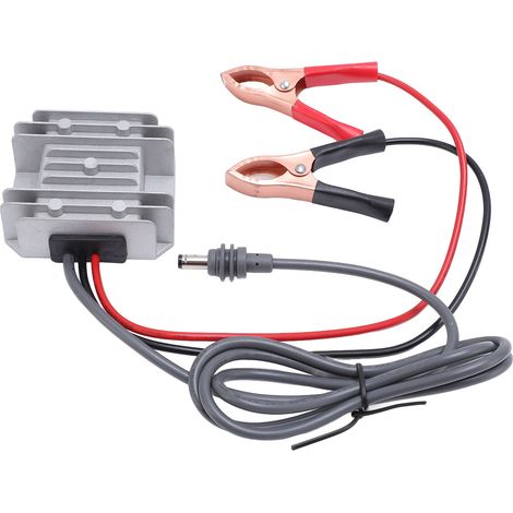 Câble d'alimentation élévateur pour mini-antenne parabolique, entrée 12 V/24 V/9 V à 28 V, sortie 30 V/3,5 A, IP68, convertisseur CC avec pince crocodile. (1/5)