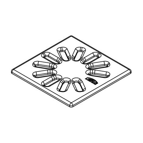 Kermi 6041553 Couvercle de vidange Basic (EDS)