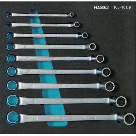 Módulo de herramienta 163-101/9 llave de anillo doble Hazet