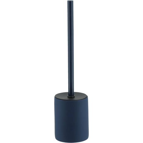 Toilettenbürste aus steinzeug mit rubber-effekt - marineblau - Tendance (1/3)