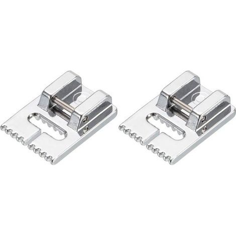 sourcing map 9-Rainure Petit Pli Coudre Machine Pied-de-Biche pour Ménage Multifonctionnel Coudre Machine Accessoires Galvanisé