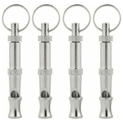 4pcs Ultrasonic Dog Whistle, High Frequency Dog Whistle, Adjustable Ultrasonic Whistle for Training, Barking, Sitting and Recalling Dogs (1/4)