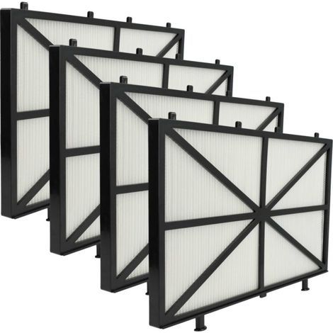 vhbw 4x Filtres H11 compatible avec Dolphin Zenit 30, 20, 15, 10 aspirateur, nettoyeur piscine - Coussin filtrant, 26,5 x 15,8 x 1,1 cm (1/4)