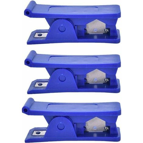3-teiliges Rohrschneider-Set, preisgünstiger Kunststoffrohrschneider für flexibles Silikonkautschuk, PVC, PU und Nylon.