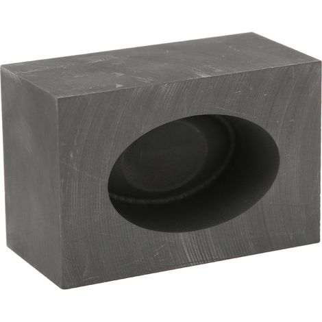 Moule en graphite, résistant aux hautes températures, moule de fusion en forme de lingot de 3 x 4 x 6 cm, adapté à la fabrication de bijoux. (1/5)