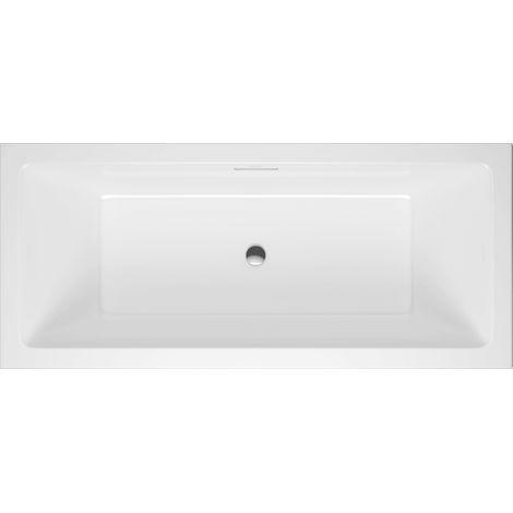 Excellent Baignoire Heaven Slim - 170x75 cm - Blanc brillant - Design moderne - Confort optimal (1/4)